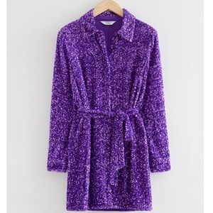 Speak Now Purple Sequin Dress - Perfect for Eras Tour!